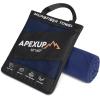 imageAPEXUP Microfiber Travel Towel Ultra Absorbent Quick Dry Towels Lightweight Gym Sports Camping Towel for Workout Yoga Beach Shower Swimming 48quot24quot Army GreenNavy Blue