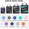 imageAPEXUP Microfiber Travel Towel Ultra Absorbent Quick Dry Towels Lightweight Gym Sports Camping Towel for Workout Yoga Beach Shower Swimming 48quot24quot Army GreenDark Blue