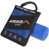 imageAPEXUP Microfiber Travel Towel Ultra Absorbent Quick Dry Towels Lightweight Gym Sports Camping Towel for Workout Yoga Beach Shower Swimming 48quot24quot Army GreenDark Blue