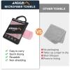 imageAPEXUP Microfiber Travel Towel Ultra Absorbent Quick Dry Towels Lightweight Gym Sports Camping Towel for Workout Yoga Beach Shower Swimming 48quot24quot Army GreenPale Rose