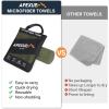 imageAPEXUP Microfiber Travel Towel Ultra Absorbent Quick Dry Towels Lightweight Gym Sports Camping Towel for Workout Yoga Beach Shower Swimming 48quot24quot Army GreenArmy Green