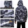 imageAPEXUP Packable Rain Jacket Men with Reflective Zipper Lightweight Waterproof Raincoat Mens Rain Jacket for Outdoor SportsCamo