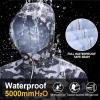 imageAPEXUP Packable Rain Jacket Men with Reflective Zipper Lightweight Waterproof Raincoat Mens Rain Jacket for Outdoor SportsCamo