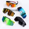 imageAPEXUP Sports Polarized Sunglasses for Men Women UV400 Protection Mens Sunglasses for Cycling FishingBright Black Frame  Grey Lenses