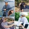 imageAPEXUP Sports Polarized Sunglasses for Men Women UV400 Protection Mens Sunglasses for Cycling FishingMatte Army Green Frame  Gold Lenses