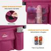 imageAPEXUP Stadium Seats with Back Support Portable Bleacher Seat with Large Pocket and Cup Holder Wide Stadium Chair for Sports Events and ConcertsBurgundy