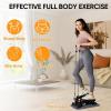 imageAPEXUP Steppers for Exercise at Home Stair Stepper with Resistance Bands and Mat 330LBS Loading Capacity Mini Stepper with LCD Monitor for Full Body Workout Cardio