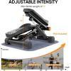 imageAPEXUP Steppers for Exercise at Home Stair Stepper with Resistance Bands and Mat 330LBS Loading Capacity Mini Stepper with LCD Monitor for Full Body Workout Cardio