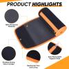 imageAPEXUP Sweat Waist Trainer for Women and Men Neoprene Waist Trimmer Belt Slimming Sweat Band with Removable Lumbar SupportOrange