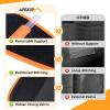 imageAPEXUP Sweat Waist Trainer for Women and Men Neoprene Waist Trimmer Belt Slimming Sweat Band with Removable Lumbar SupportOrange