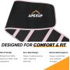 imageAPEXUP Sweat Waist Trainer for Women and Men Neoprene Waist Trimmer Belt Slimming Sweat Band with Removable Lumbar SupportPink