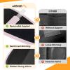 imageAPEXUP Sweat Waist Trainer for Women and Men Neoprene Waist Trimmer Belt Slimming Sweat Band with Removable Lumbar SupportPink