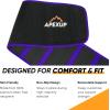 imageAPEXUP Sweat Waist Trainer for Women and Men Neoprene Waist Trimmer Belt Slimming Sweat Band with Removable Lumbar SupportPurple