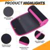 imageAPEXUP Sweat Waist Trainer for Women and Men Neoprene Waist Trimmer Belt Slimming Sweat Band with Removable Lumbar SupportRose Red