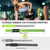 imageAPEXUP Weight Lifting Straps for Weightlifting Lifting Wrist Straps Gym Deadlift Strap Anti Slip Silicone Weightlifting Strap Men Women Powerlifting Strength TrainingGreen