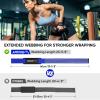 imageAPEXUP Weight Lifting Straps for Weightlifting Lifting Wrist Straps Gym Deadlift Strap Anti Slip Silicone Weightlifting Strap Men Women Powerlifting Strength TrainingBlue