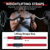 imageAPEXUP Weight Lifting Straps for Weightlifting Lifting Wrist Straps Gym Deadlift Strap Anti Slip Silicone Weightlifting Strap Men Women Powerlifting Strength TrainingRed