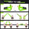 imageAPEXUP Weight Lifting Straps for Weightlifting Lifting Wrist Straps Gym Deadlift Strap Anti Slip Silicone Weightlifting Strap Men Women Powerlifting Strength TrainingGreen