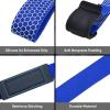 imageAPEXUP Weight Lifting Straps for Weightlifting Lifting Wrist Straps Gym Deadlift Strap Anti Slip Silicone Weightlifting Strap Men Women Powerlifting Strength TrainingBlue