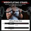 imageAPEXUP Weight Lifting Straps for Weightlifting Lifting Wrist Straps Gym Deadlift Strap Anti Slip Silicone Weightlifting Strap Men Women Powerlifting Strength TrainingBlack