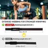 imageAPEXUP Weight Lifting Straps for Weightlifting Lifting Wrist Straps Gym Deadlift Strap Anti Slip Silicone Weightlifting Strap Men Women Powerlifting Strength TrainingBlack
