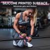 imageAPEXUP Weight Lifting Straps for Weightlifting Lifting Wrist Straps Gym Deadlift Strap Anti Slip Silicone Weightlifting Strap Men Women Powerlifting Strength TrainingPink