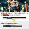imageAPEXUP Weight Lifting Straps for Weightlifting Lifting Wrist Straps Gym Deadlift Strap Anti Slip Silicone Weightlifting Strap Men Women Powerlifting Strength TrainingBlack