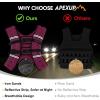 imageAPEXUP Weighted Vest Men Women Weight Vest for Women Workout Equipment for Strength Training RunningPink