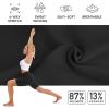 imageAPEXUP Workout Shorts 8quot Biker Shorts Women High Waist Spandex Yoga Shorts with Side ampamp Inner PocketsBlack1pk