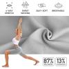 imageAPEXUP Workout Shorts 8quot Biker Shorts Women High Waist Spandex Yoga Shorts with Side ampamp Inner PocketsChiseled Stone