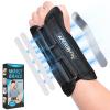 imageAPEXUP Wrist Brace for Carpal Tunnel Night Pain Relief Hand Brace with Adjustable Wrist Wraps and Splint for Men and Women Ideal for Tendonitis Arthritis and Sprains M LeftLeft Hand