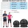 imageAPEXUP Yoga Ball Chair Exercise Ball Chair with Base for Office Anti Slip Stability Ball Fitness Ball Seat Home Gym Workout Ball Balance Ball with Pump Blue LBlack