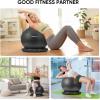 imageAPEXUP Yoga Ball Chair Exercise Ball Chair with Base for Office Anti Slip Stability Ball Fitness Ball Seat Home Gym Workout Ball Balance Ball with Pump Blue LBlack