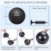 imageAPEXUP Yoga ampamp Pilates Ball  Anti Slip Heavy Duty Gym Ball for Fitness Balance ampamp Core WorkoutBlack