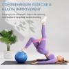 imageAPEXUP Yoga ampamp Pilates Ball  Anti Slip Heavy Duty Gym Ball for Fitness Balance ampamp Core WorkoutBlue