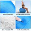 imageAPEXUP Yoga ampamp Pilates Ball  Anti Slip Heavy Duty Gym Ball for Fitness Balance ampamp Core WorkoutBlue