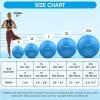imageAPEXUP Yoga ampamp Pilates Ball  Anti Slip Heavy Duty Gym Ball for Fitness Balance ampamp Core WorkoutBlue