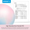 imageAPEXUP Yoga ampamp Pilates Ball  Anti Slip Heavy Duty Gym Ball for Fitness Balance ampamp Core WorkoutBlue Pink