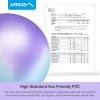 imageAPEXUP Yoga ampamp Pilates Ball  Anti Slip Heavy Duty Gym Ball for Fitness Balance ampamp Core WorkoutBlue Purple