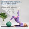 imageAPEXUP Yoga ampamp Pilates Ball  Anti Slip Heavy Duty Gym Ball for Fitness Balance ampamp Core WorkoutDark Green