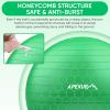 imageAPEXUP Yoga ampamp Pilates Ball  Anti Slip Heavy Duty Gym Ball for Fitness Balance ampamp Core WorkoutDark Green