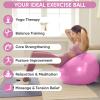 imageAPEXUP Yoga ampamp Pilates Ball  Anti Slip Heavy Duty Gym Ball for Fitness Balance ampamp Core WorkoutFuschia