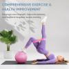imageAPEXUP Yoga ampamp Pilates Ball  Anti Slip Heavy Duty Gym Ball for Fitness Balance ampamp Core WorkoutFuschia
