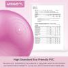 imageAPEXUP Yoga ampamp Pilates Ball  Anti Slip Heavy Duty Gym Ball for Fitness Balance ampamp Core WorkoutFuschia