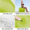 imageAPEXUP Yoga ampamp Pilates Ball  Anti Slip Heavy Duty Gym Ball for Fitness Balance ampamp Core WorkoutGreen