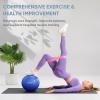 imageAPEXUP Yoga ampamp Pilates Ball  Anti Slip Heavy Duty Gym Ball for Fitness Balance ampamp Core WorkoutIndigo