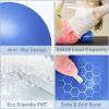 imageAPEXUP Yoga ampamp Pilates Ball  Anti Slip Heavy Duty Gym Ball for Fitness Balance ampamp Core WorkoutIndigo