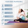 imageAPEXUP Yoga ampamp Pilates Ball  Anti Slip Heavy Duty Gym Ball for Fitness Balance ampamp Core WorkoutLight Blue