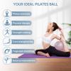 imageAPEXUP Yoga ampamp Pilates Ball  Anti Slip Heavy Duty Gym Ball for Fitness Balance ampamp Core WorkoutMauve