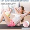 imageAPEXUP Yoga ampamp Pilates Ball  Anti Slip Heavy Duty Gym Ball for Fitness Balance ampamp Core WorkoutPink